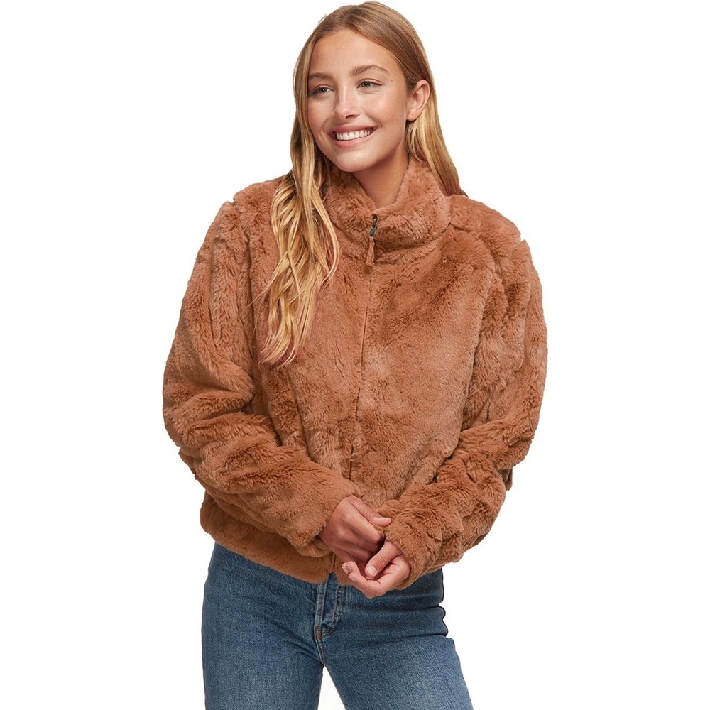 Patagonia Teddy Jacket in Warm Brown